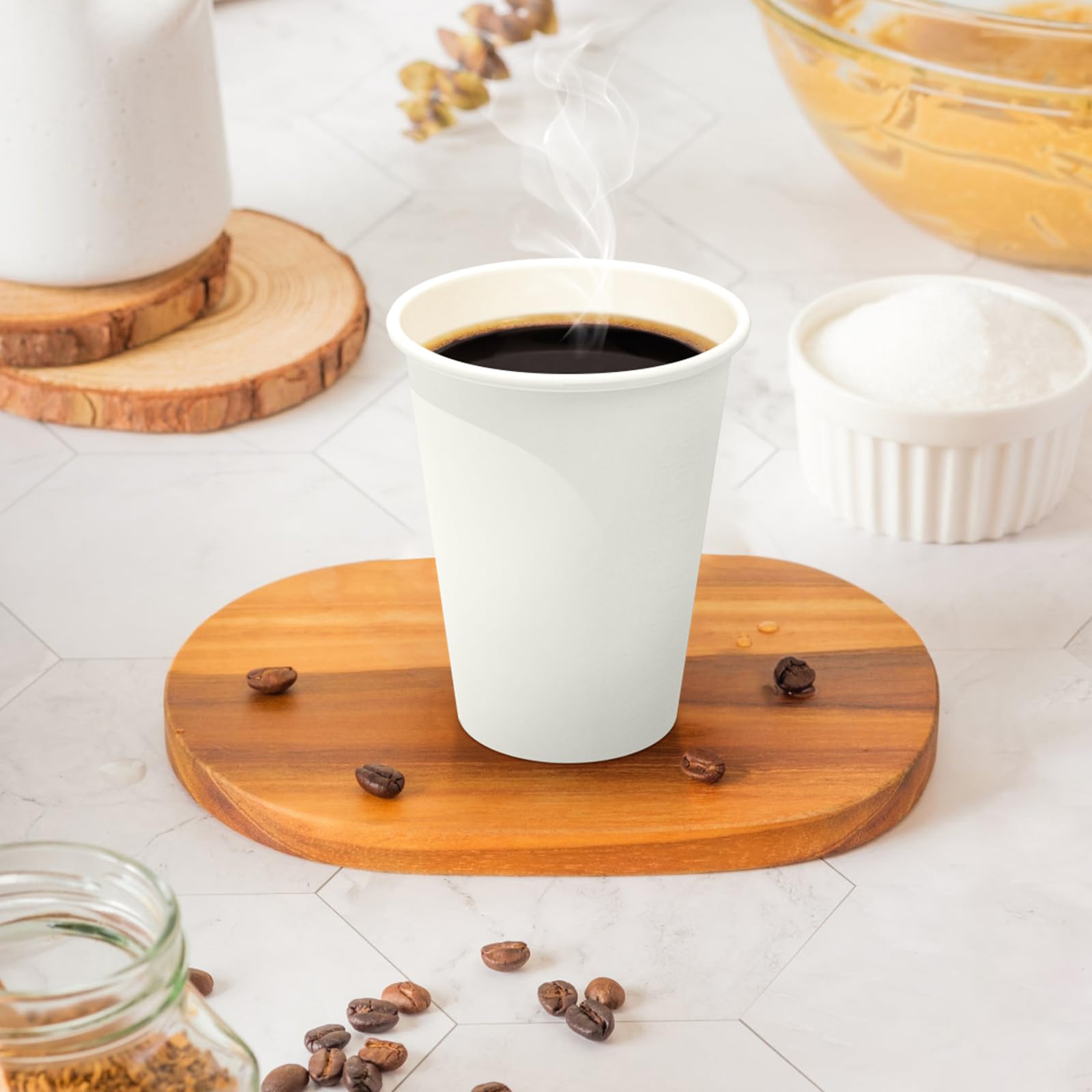 Foto 5 pulgar | Tazas De Café Dealusy De Papel Apto Para Alimentos  12 Onzas  100 Unidades  Sin Fugas - Venta Internacional.