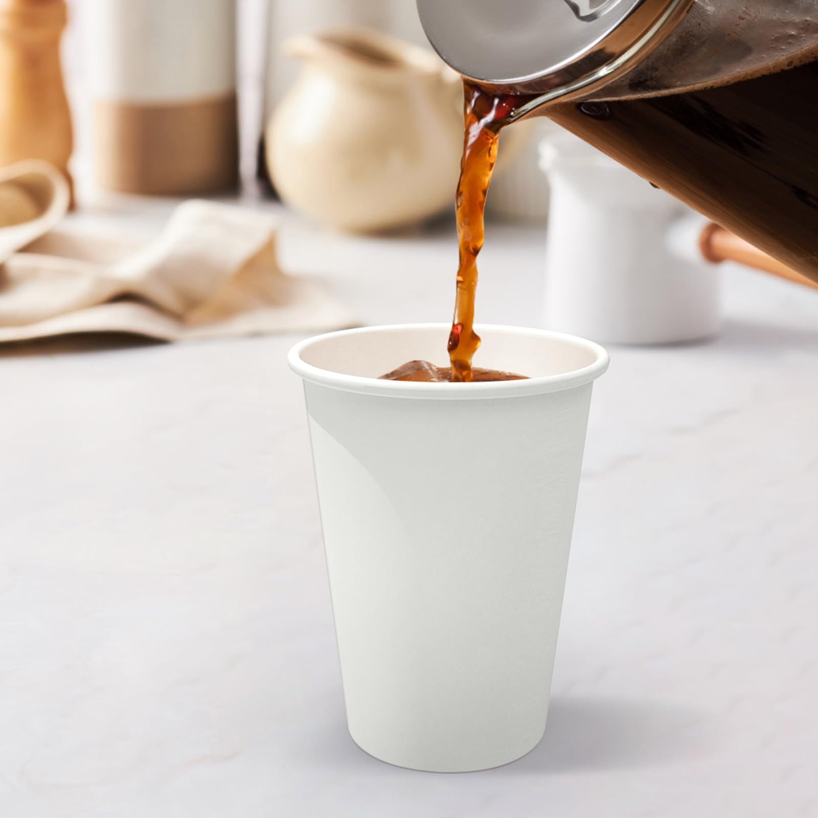 Foto 6 | Tazas De Café Dealusy De Papel Apto Para Alimentos  12 Onzas  100 Unidades  Sin Fugas - Venta Internacional.