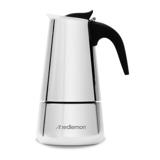 Foto 2 | Cafetera Italiana Redlemon 81220 tipo Moka Acero Inoxidable 300 ml Plateado