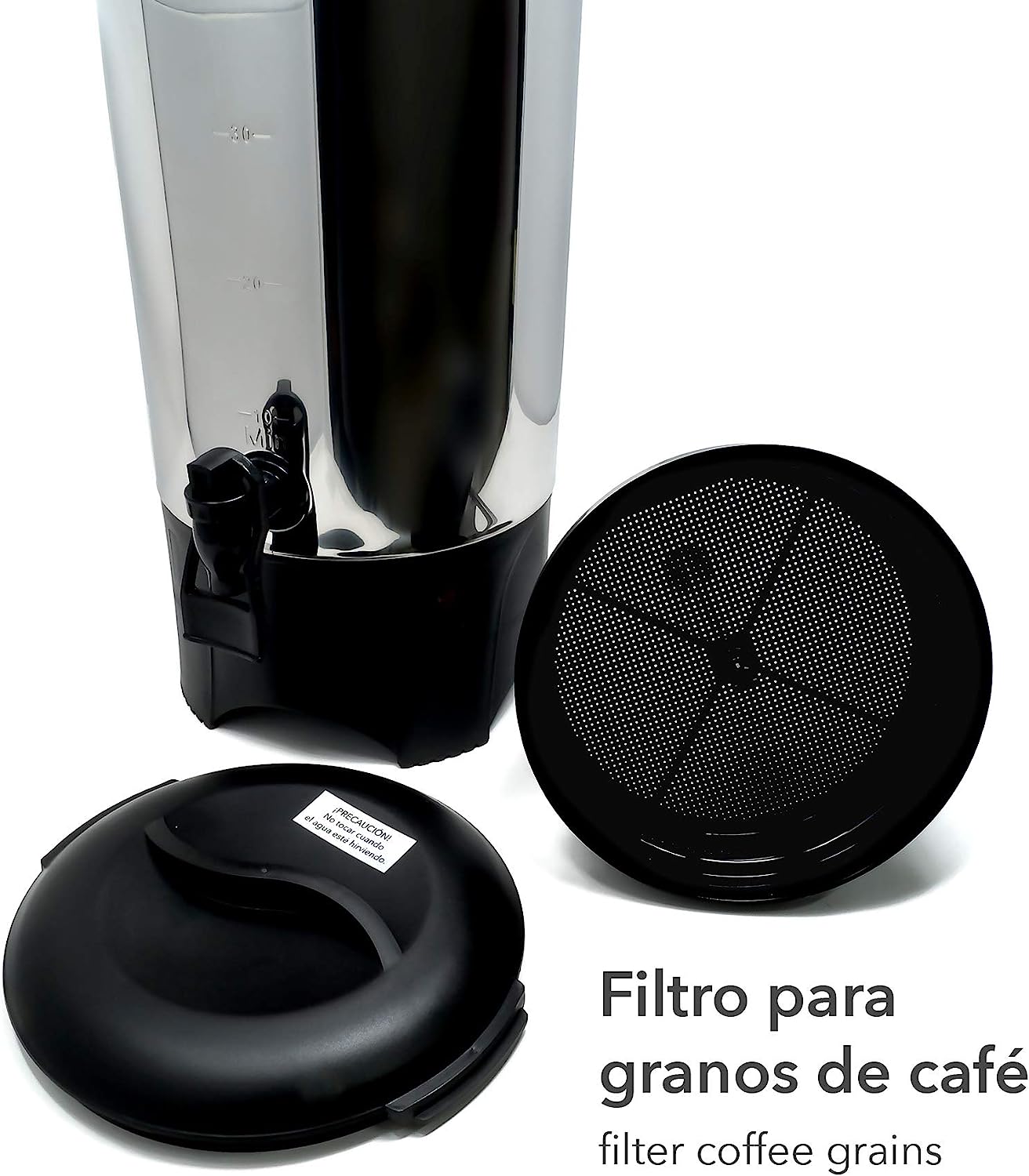 Foto 5 pulgar | Cafetera Percoladora Rca Rc-6l Rca de Acero Inoxidable para 40 Tazas