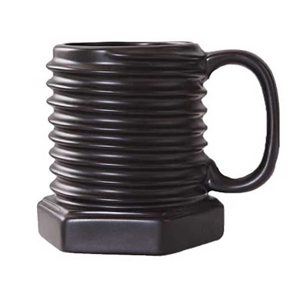 Taza de Céramica HappyWare Tornillo color Negro