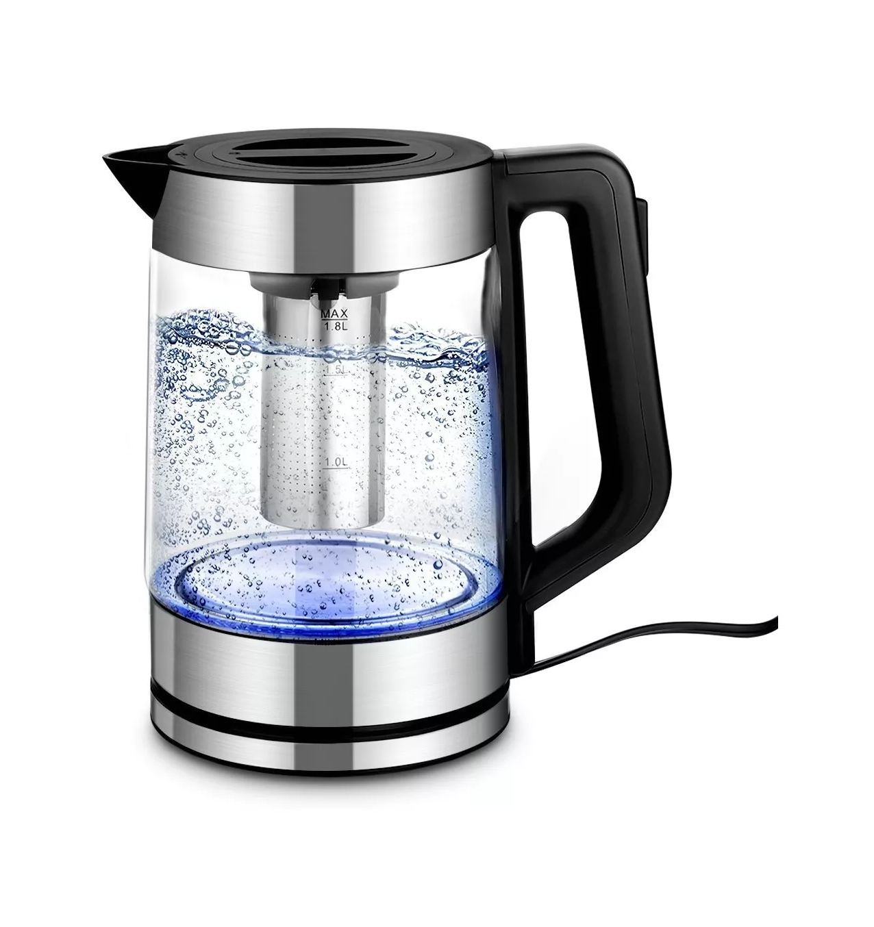 Foto 1 | Jarra Eléctrica 1.8 L Hervidor de Vidrio Belug color Transparente
