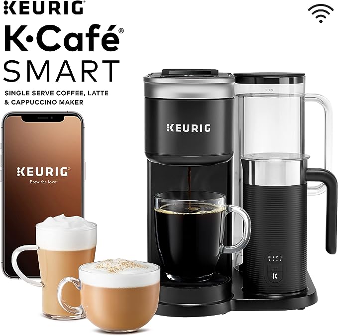 Cafetera de Capsulas Keurig K cafe Smart C Coppel