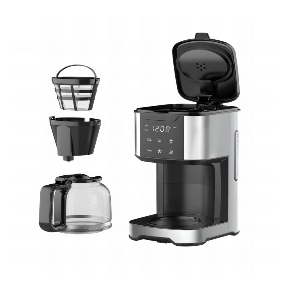 Foto 4 | Cafetera Wifi Inteligente Smart Digital 12 Tazas Pink Garlic