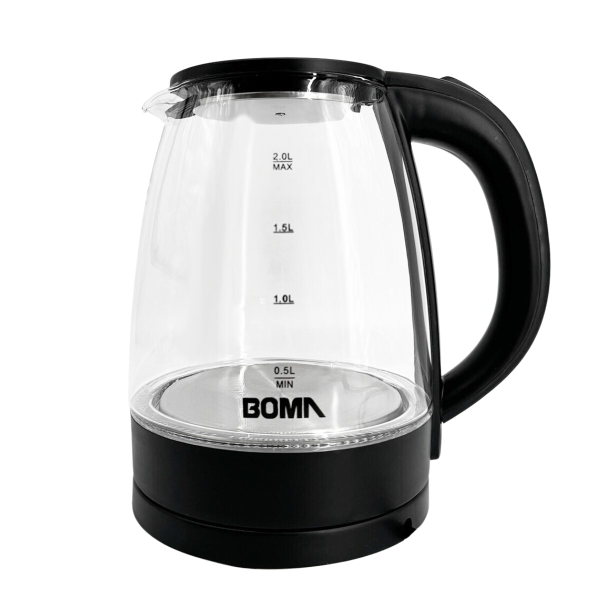 Jarra Eléctrica De Cristal Boma 2 Litros Apagado Automático 1500w Bm-0605 $489