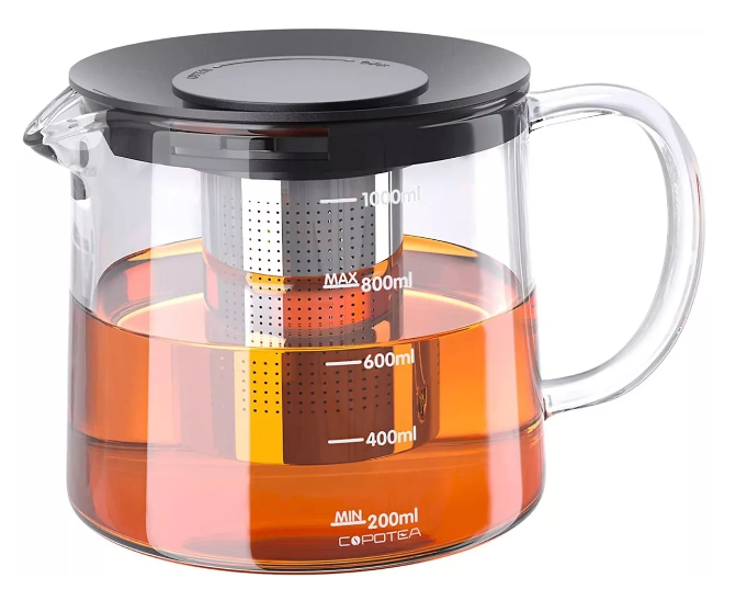 Tetera De Vidrio Wünd  De 1000 Ml Con Infusor Extraíble