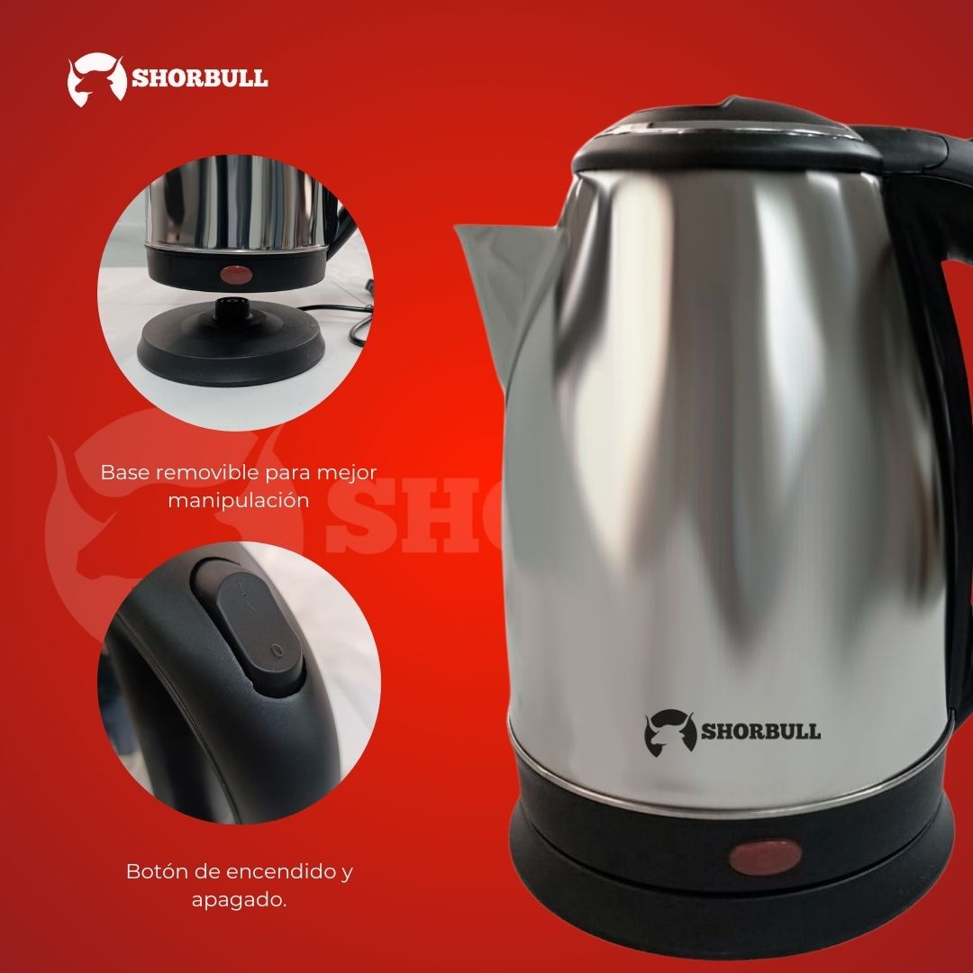 Foto 7 | Tetera Eléctrica 2 l Shorbull