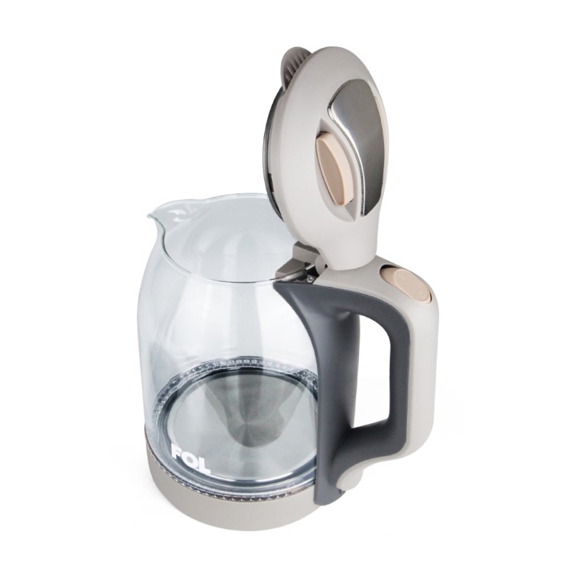Foto 3 | Hervidor De Agua De Vidrio Templado 1.8l 1000w Con Anillo De Luz - Venta Internacional.