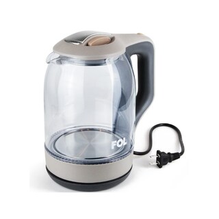 Foto 4 | Hervidor De Agua De Vidrio Templado 1.8l 1000w Con Anillo De Luz - Venta Internacional.