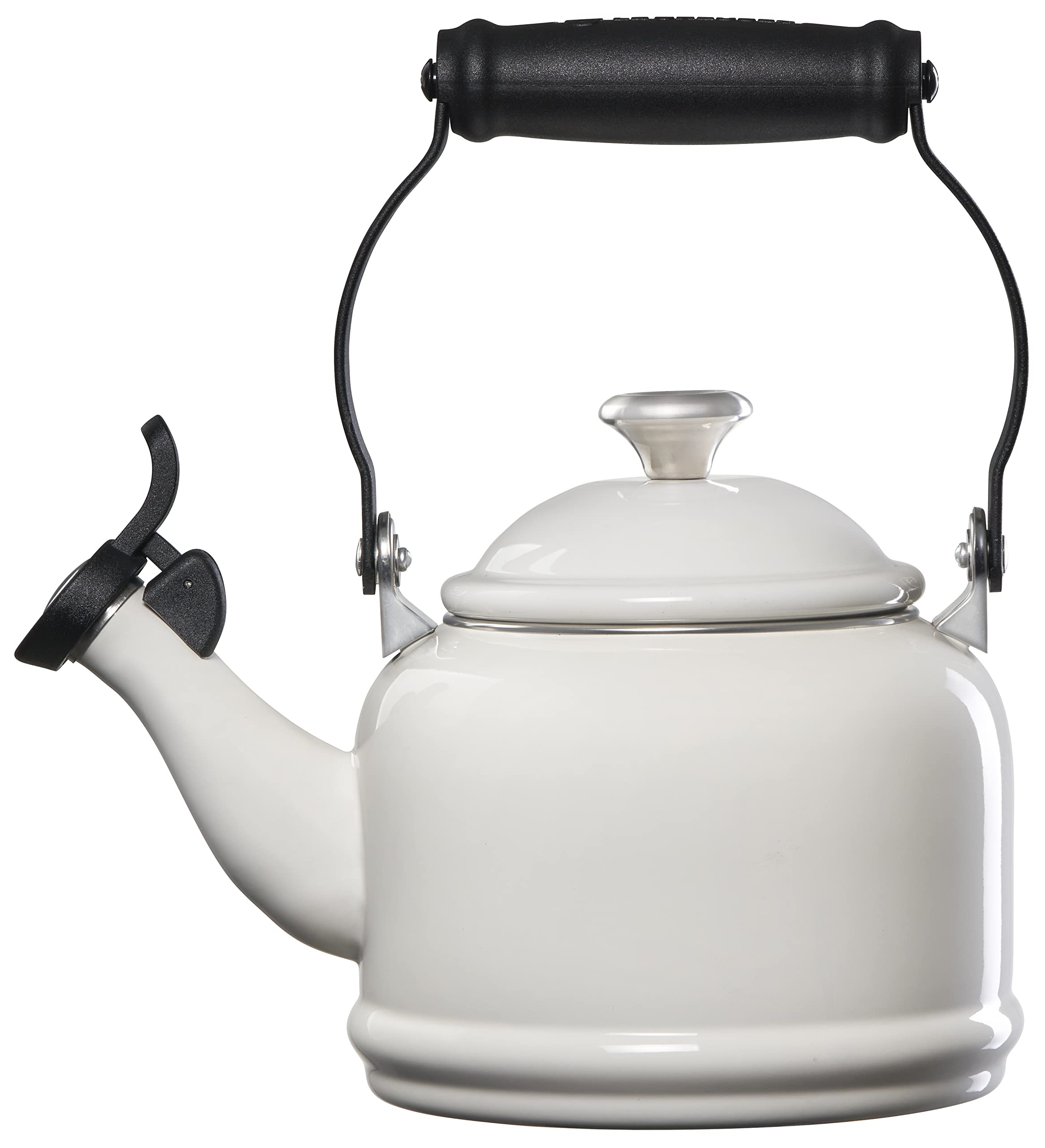 Foto 3 pulgar | Tetera Le Creuset Esmalte On Steel Demi, 1,2 L, Color Blanco - Venta Internacional.