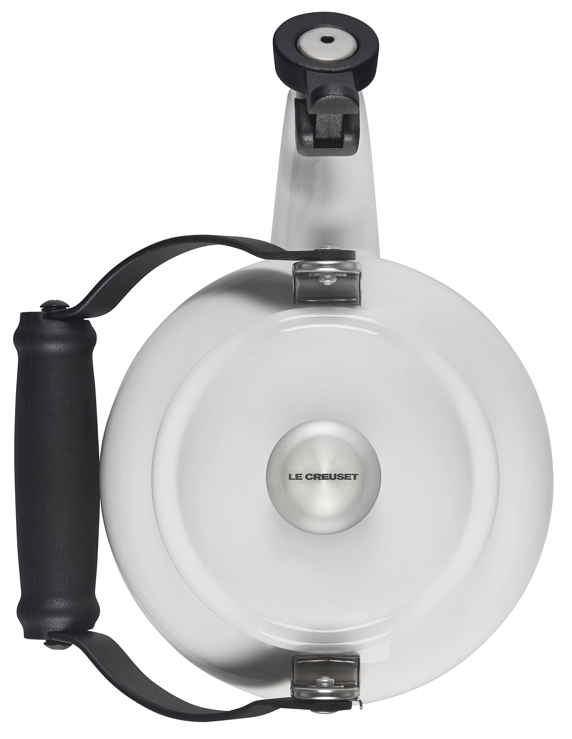 Foto 4 pulgar | Tetera Le Creuset Esmalte On Steel Demi, 1,2 L, Color Blanco - Venta Internacional.