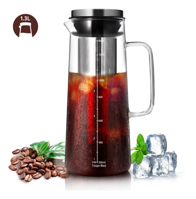 Foto 1 | Cafetera Xtellar Para Preparar Café O Té Caliente O Frío Color Transparente
