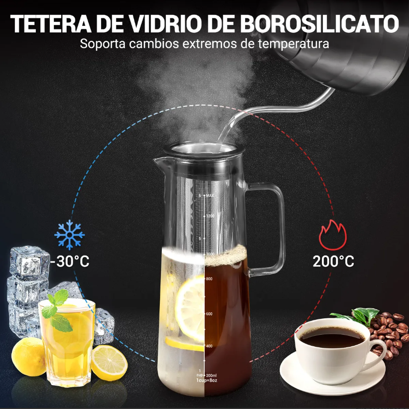 Foto 4 pulgar | Cafetera Xtellar Para Preparar Café O Té Caliente O Frío Color Transparente