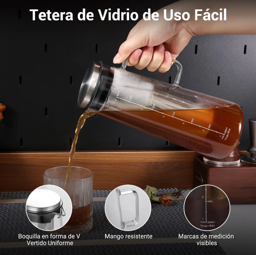 Foto 5 pulgar | Cafetera Xtellar Para Preparar Café O Té Caliente O Frío Color Transparente