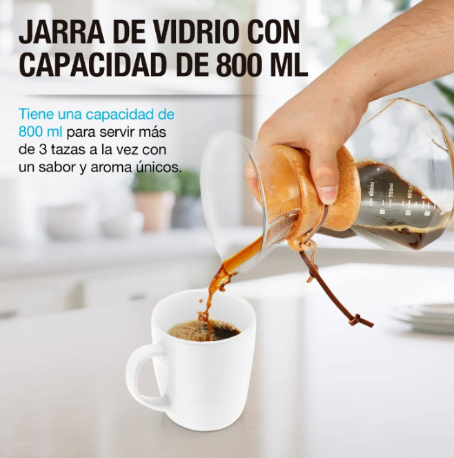 Foto 5 pulgar | Cafetera Artesanal Xtellar