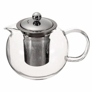 Foto 2 | Hervidor Eléctrico De Vidrio Resistente Al Calor De 650 Ml Con Infusor De Té - Venta Internacional.