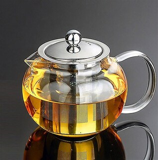 Foto 4 | Hervidor Eléctrico De Vidrio Resistente Al Calor De 650 Ml Con Infusor De Té - Venta Internacional.