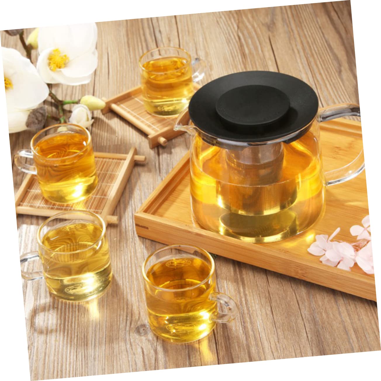 Foto 5 | Tetera De Cristal Feltechelectr Kungfu, Resistente Al Calor, 1500 Ml - Venta Internacional.