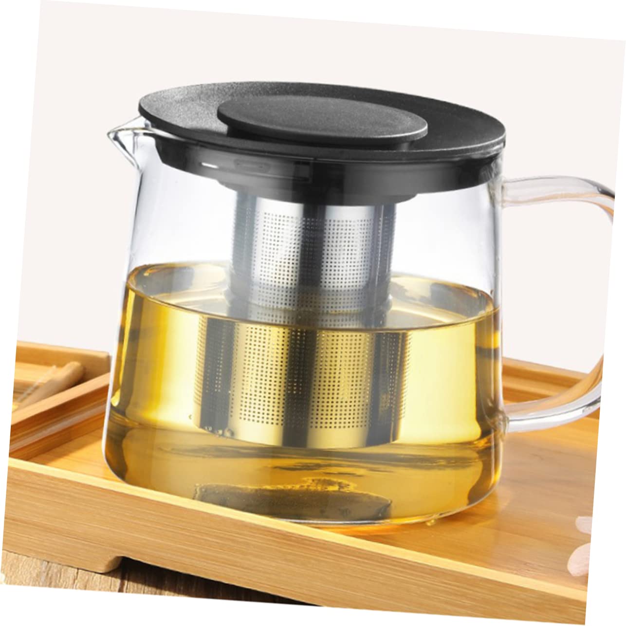 Foto 7 pulgar | Tetera De Cristal Feltechelectr Kungfu, Resistente Al Calor, 1500 Ml - Venta Internacional.