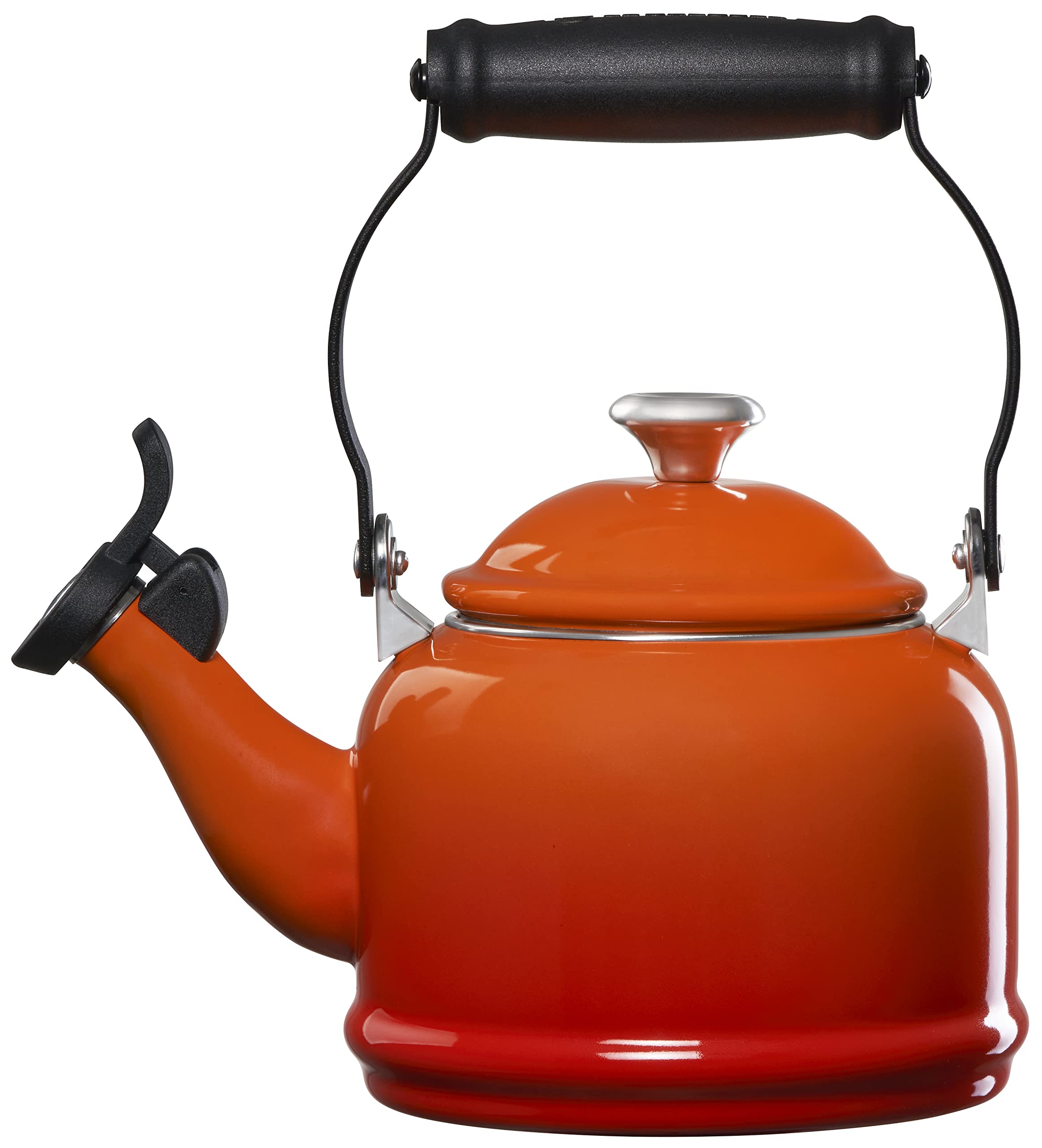 Foto 3 pulgar | Tetera Le Creuset Esmaltada Sobre Acero Demi, 1,25 L Flame - Venta Internacional.