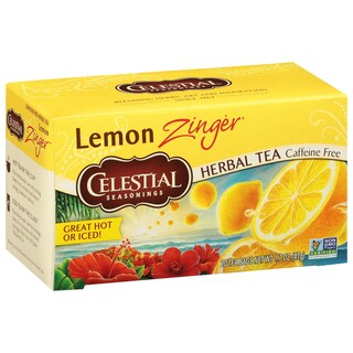 Foto 2 | Herbal Tea Celestial Seasonings Lemon Zinger, 20 Bolsitas De Té - Venta Internacional.