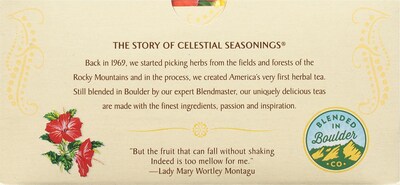Foto 3 | Herbal Tea Celestial Seasonings Lemon Zinger, 20 Bolsitas De Té - Venta Internacional.
