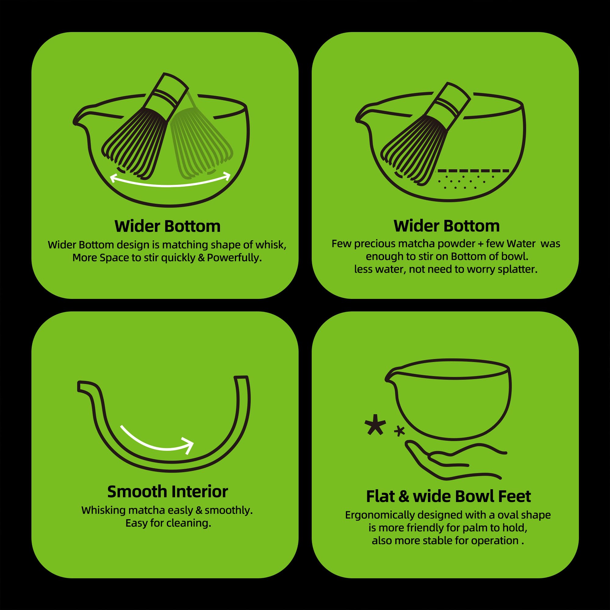 Foto 4 pulgar | Juego De Batidores De Matcha Teanagoo, 9 Unidades, Cerámica, Para Ceremonia - Venta Internacional.