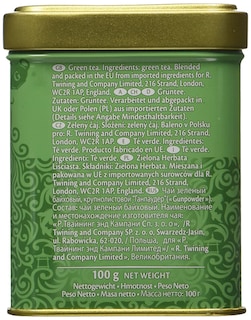 Foto 3 | Lata De Pólvora Suelta De Té Verde Twinings De 100 G - Venta Internacional.