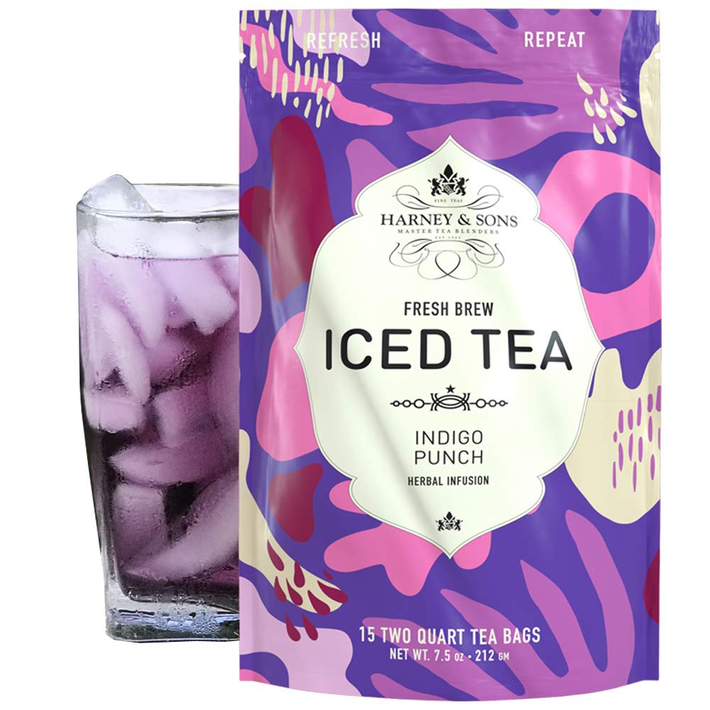 Foto 2 pulgar | Té Helado Harney & Sons Indigo Punch Herbal  15 Bolsitas - Venta Internacional.