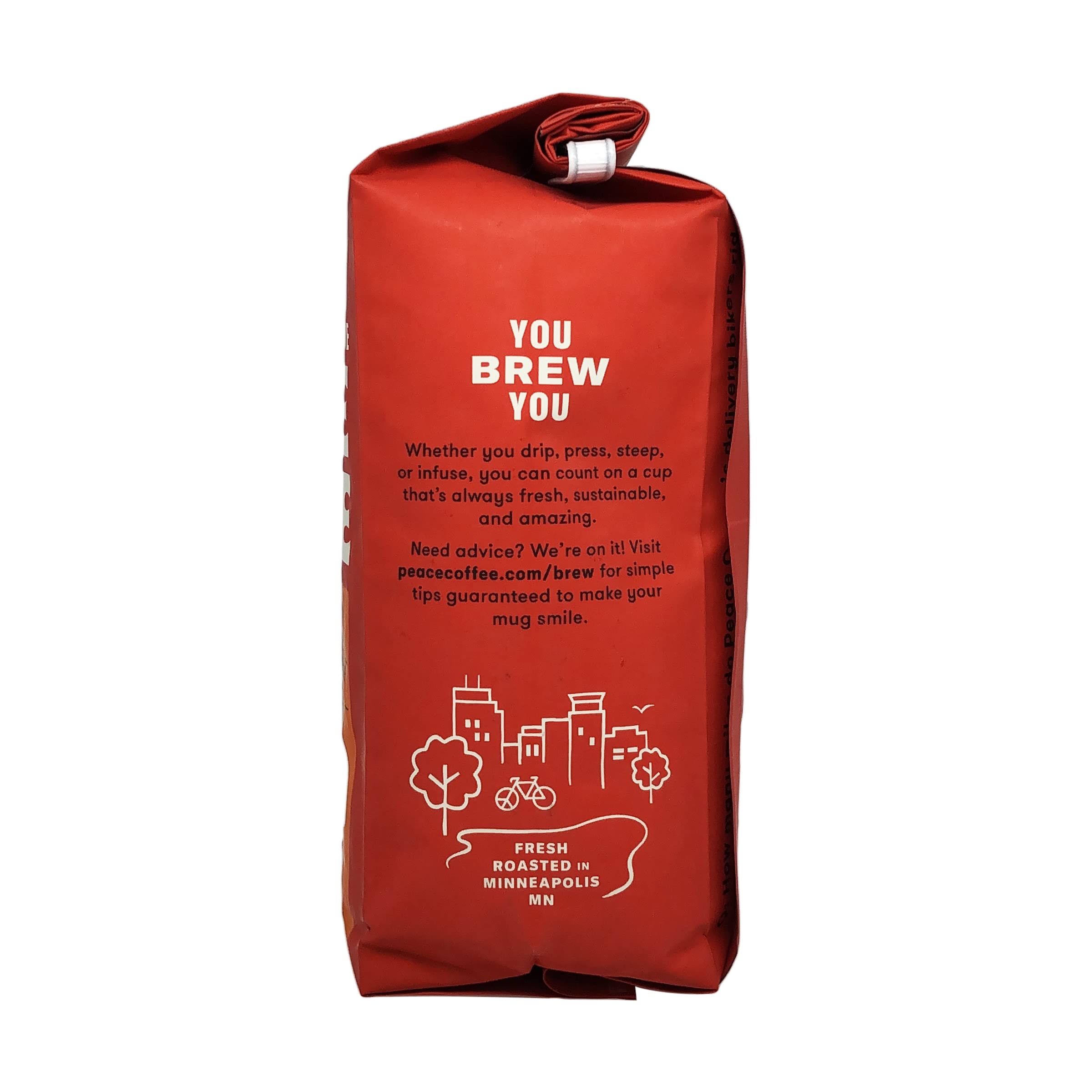 Foto 5 pulgar | Coffee Peace Coffee  Mezcla Orgánica De Madera De Abedul  Grano Entero  350 Ml - Venta Internacional.