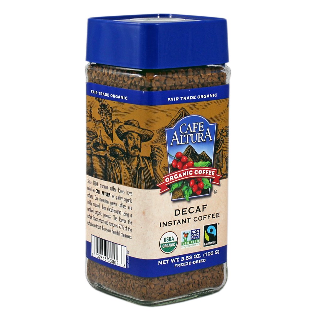 Foto 3 pulgar | Café Instantáneo Café Altura  Café Descafeinado Orgánico  100 G (paquete De 6) - Venta Internacional.