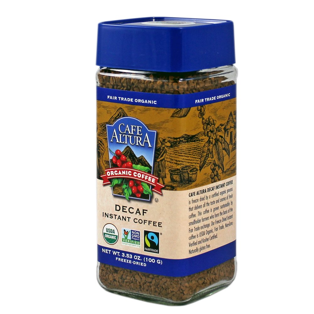 Foto 5 pulgar | Café Instantáneo Café Altura  Café Descafeinado Orgánico  100 G (paquete De 6) - Venta Internacional.