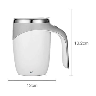 Foto 2 | Taza Mezcladora Automática Agitador Bebidas Termo Acero Eo Safe Imports Esi-20719 Blanco