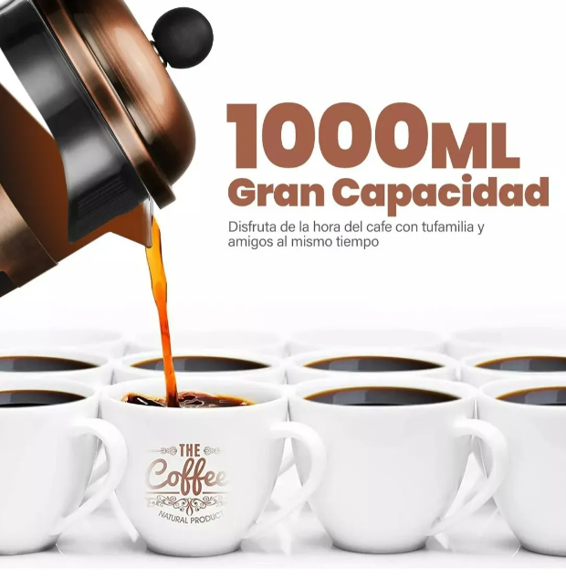 Foto 3 pulgar | Cafetera Francesa Xtellar 1 L