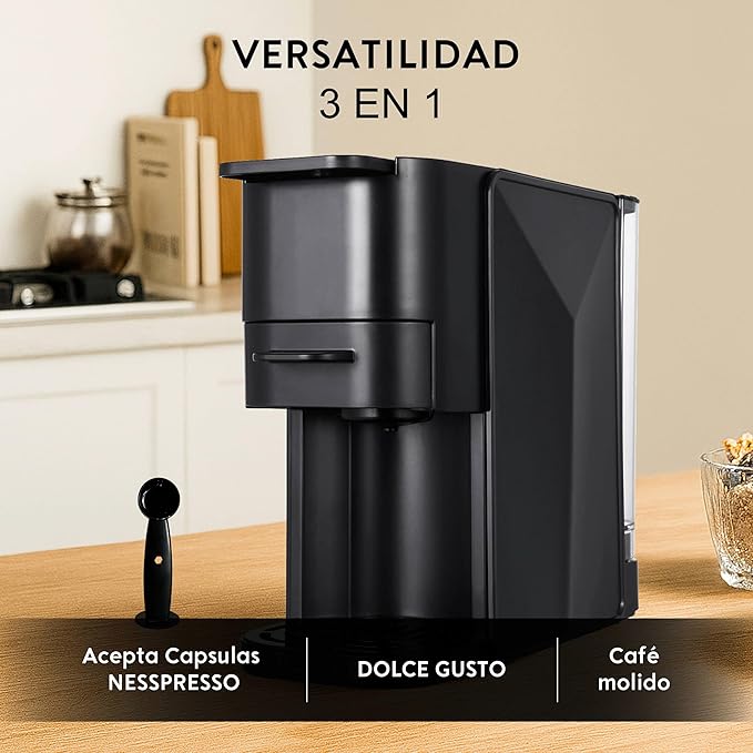 Foto 4 pulgar | Cafetera Multicápsula 700ml: Nespresso  Dolce Gusto Y Molido