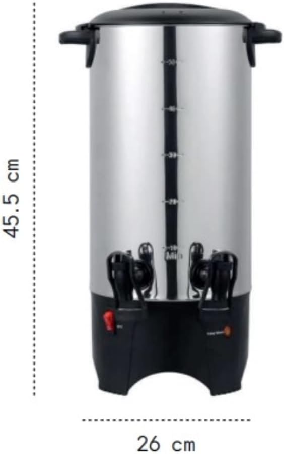 Foto 3 pulgar | Urna Cafetera 50 Tazas 7.4l 2 Dispensadores Calentador Agua