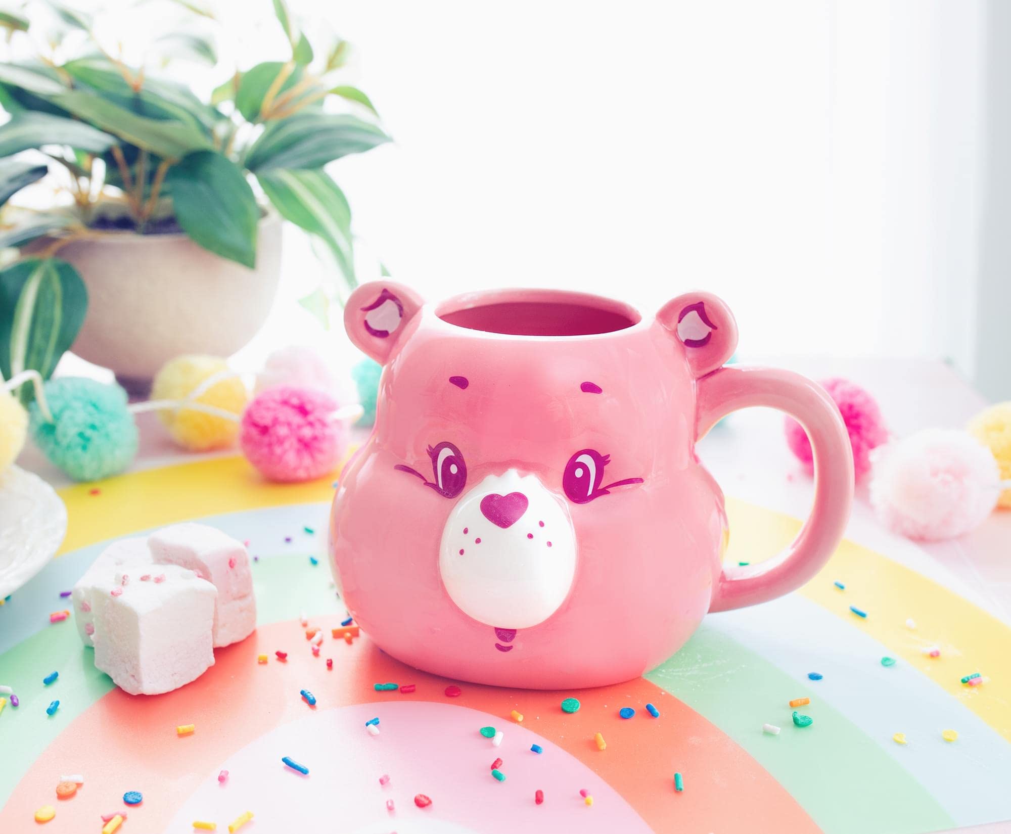 Foto 6 pulgar | Taza De Cerámica Silver Buffalo Care Bears Cheer Bear, 590 Ml - Venta Internacional.