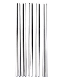 Foto 1 | Palillos Chinos De Acero Inoxidable, 5 Pares Plata
