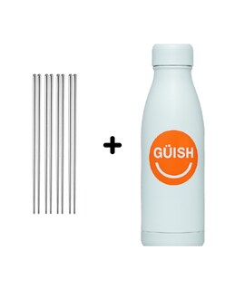Foto 1 | Set 10 Pcs Palillos Chinos Acero Inoxidable Ligeros + Gratis Termo Güish De Regalo