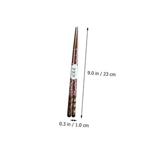 Foto 2 | Palillos Feltechelectr De Madera Puntiaguda, 3 Pares, Con Estampado De Cerezas - Venta Internacional.