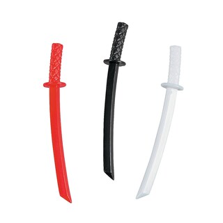 Foto 1 | Espada Ninja Food Picks Fun Express, 72 Piezas, Rojo/blanco/negro - Venta Internacional.