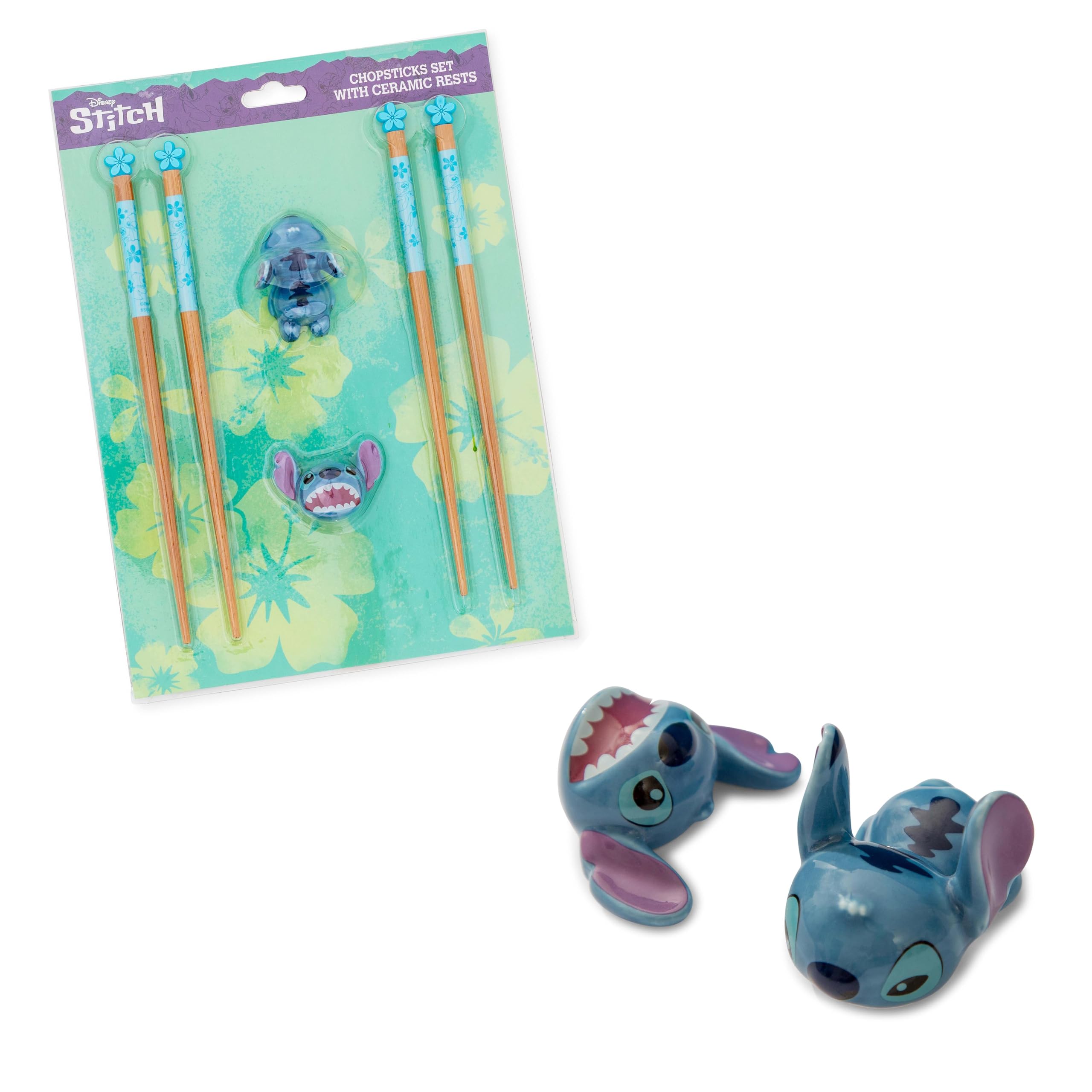 Foto 4 pulgar | Juego de Palillos Silver Buffalo Disney Lilo & Stitch 2 Pares - Venta Internacional