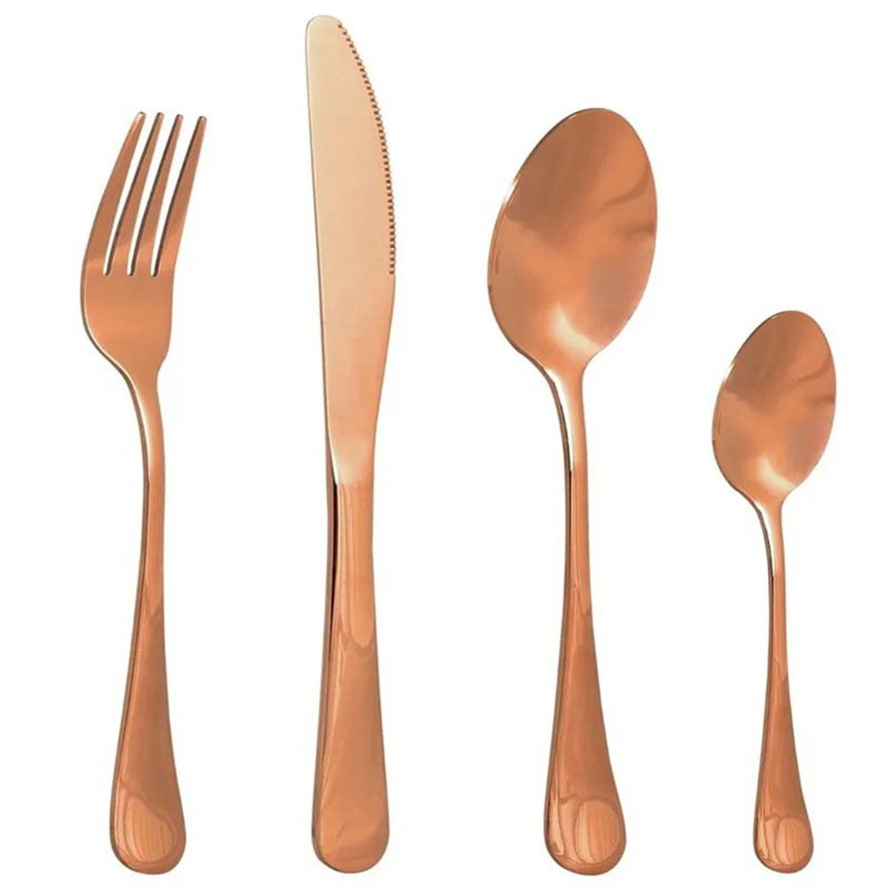 Foto 2 pulgar | Set Cubiertos Kyuden Home  Rose Gold