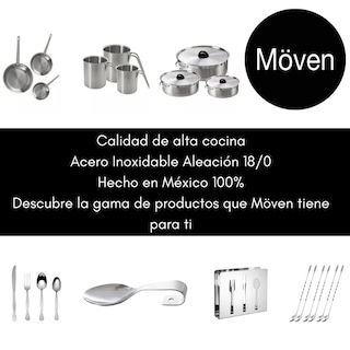 Foto 7 | Juego de Cubiertos Moven Aries color Plata para 6 Personas 24 PZAS de Acero Inoxidable