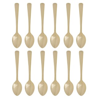 Foto 1 | Juego De Cucharas Demi Spoon Fino De Acero Inoxidable Chapado En Oro, 12 Piezas - Venta Internacional.