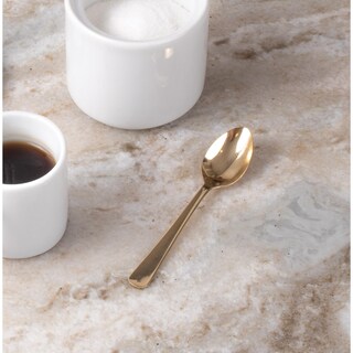 Foto 4 | Juego De Cucharas Demi Spoon Fino De Acero Inoxidable Chapado En Oro, 12 Piezas - Venta Internacional.