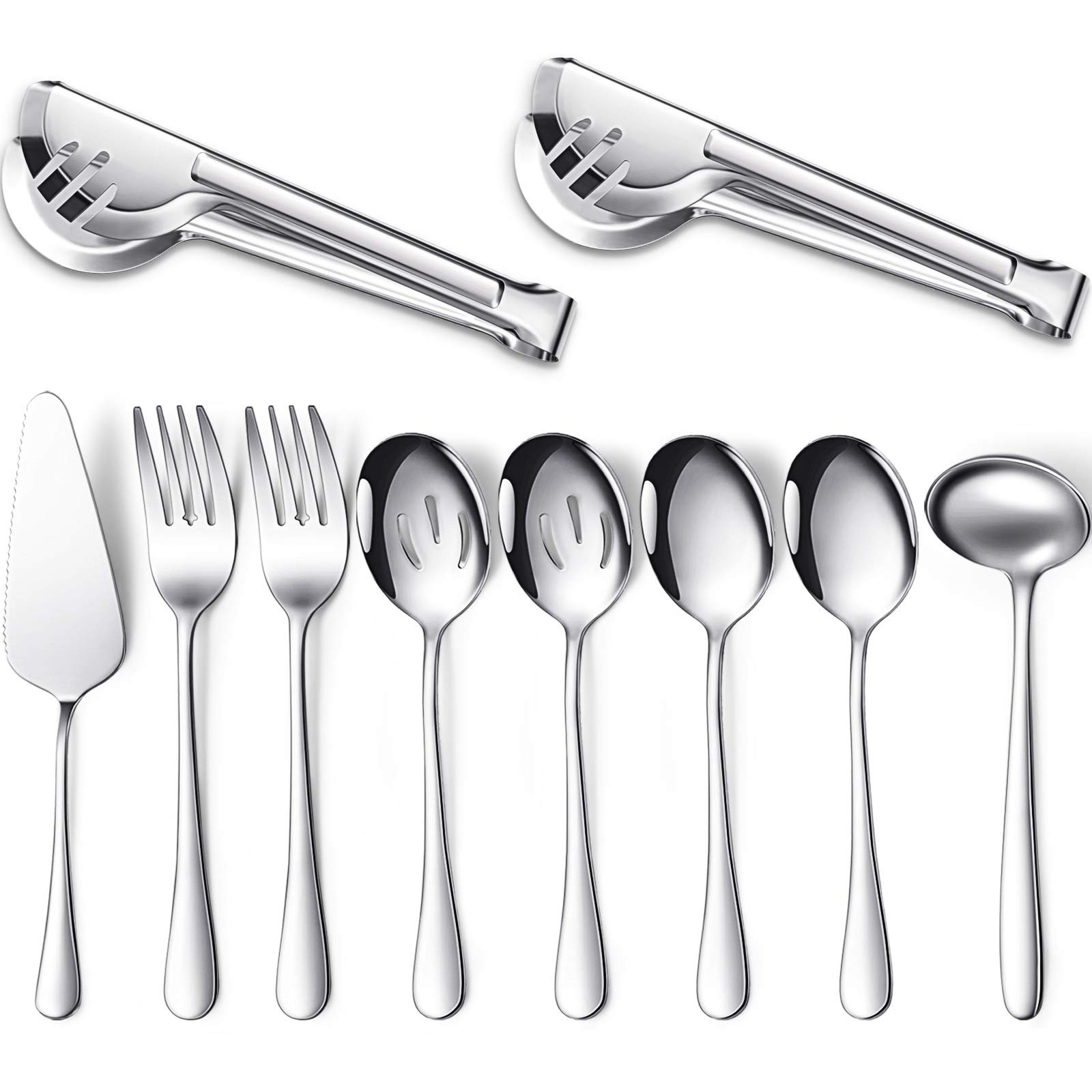 Foto 2 pulgar | Juego De Utensilios Para Servir Patelai, 10 Piezas, Acero Inoxidable - Venta Internacional.