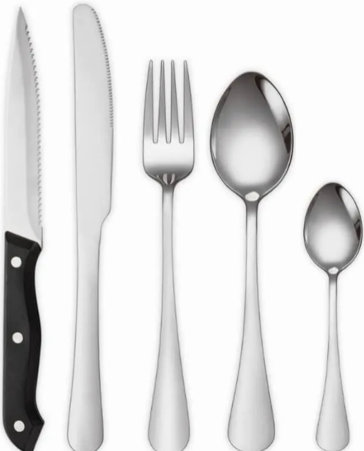 Foto 2 pulgar | Xtellar Elegante Juego De Cubiertos Plateados De Acero Inoxidable De 30 Piezas Para Un Comedor Moderno Y Confortable
