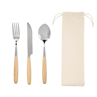 Foto 4 | Cubiertos Con Bolsa Promocional Ideal Para Regalo Corporativo - Tommer