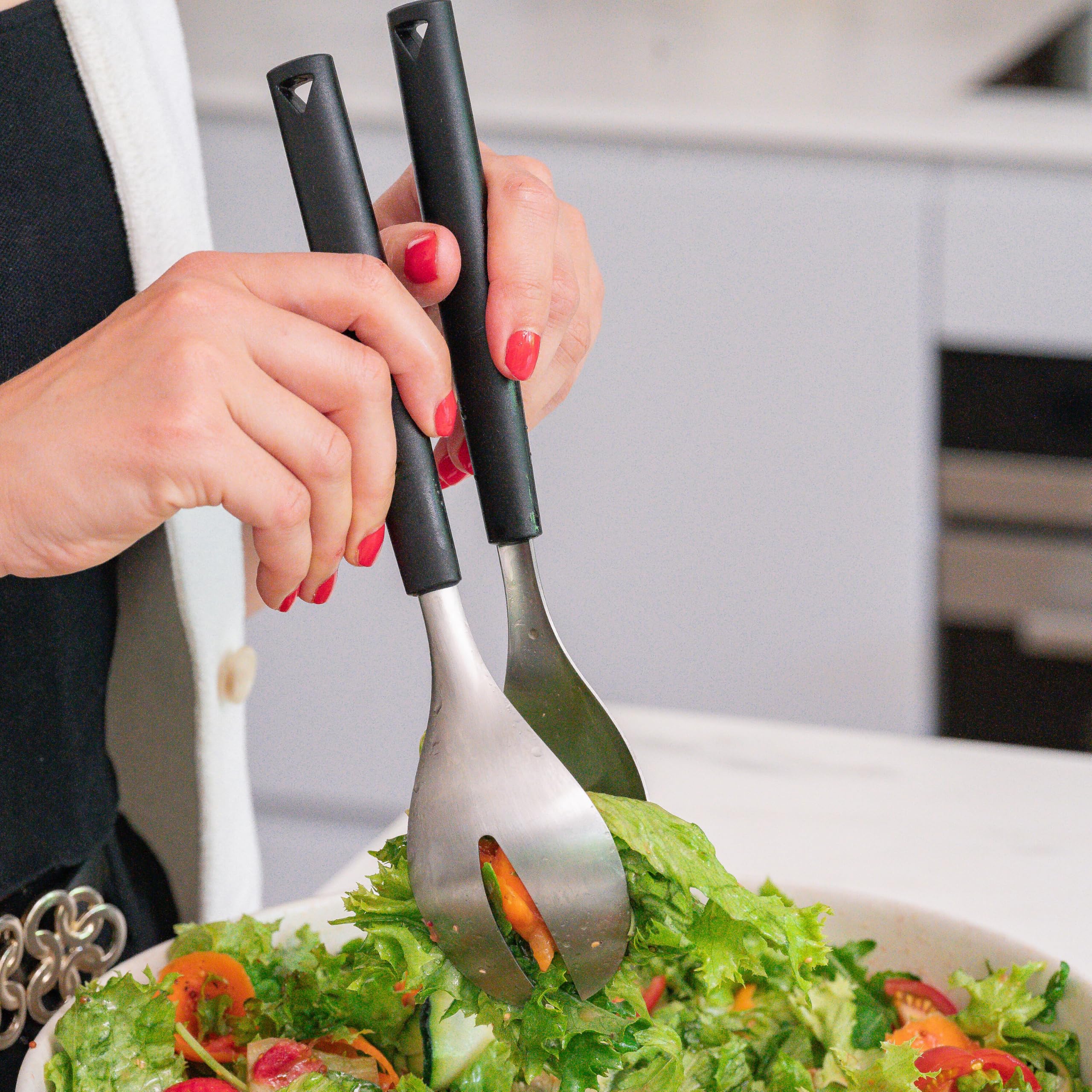 Foto 7 | Set De Servidores De Ensalada Con Mango Greengrip Triangular De 2 Piezas - Venta Internacional.
